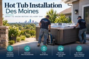 Hot Tub Installation Des Moines: What to Know Before Delivery Day