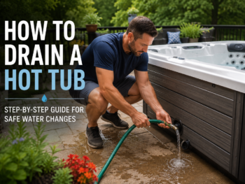 how to drain a hot tub